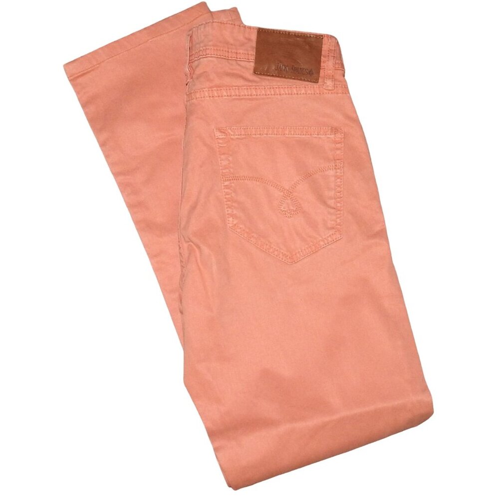 Jack of Spades Jack Straight Leg Denim Jeans Salmon Men's 31x34